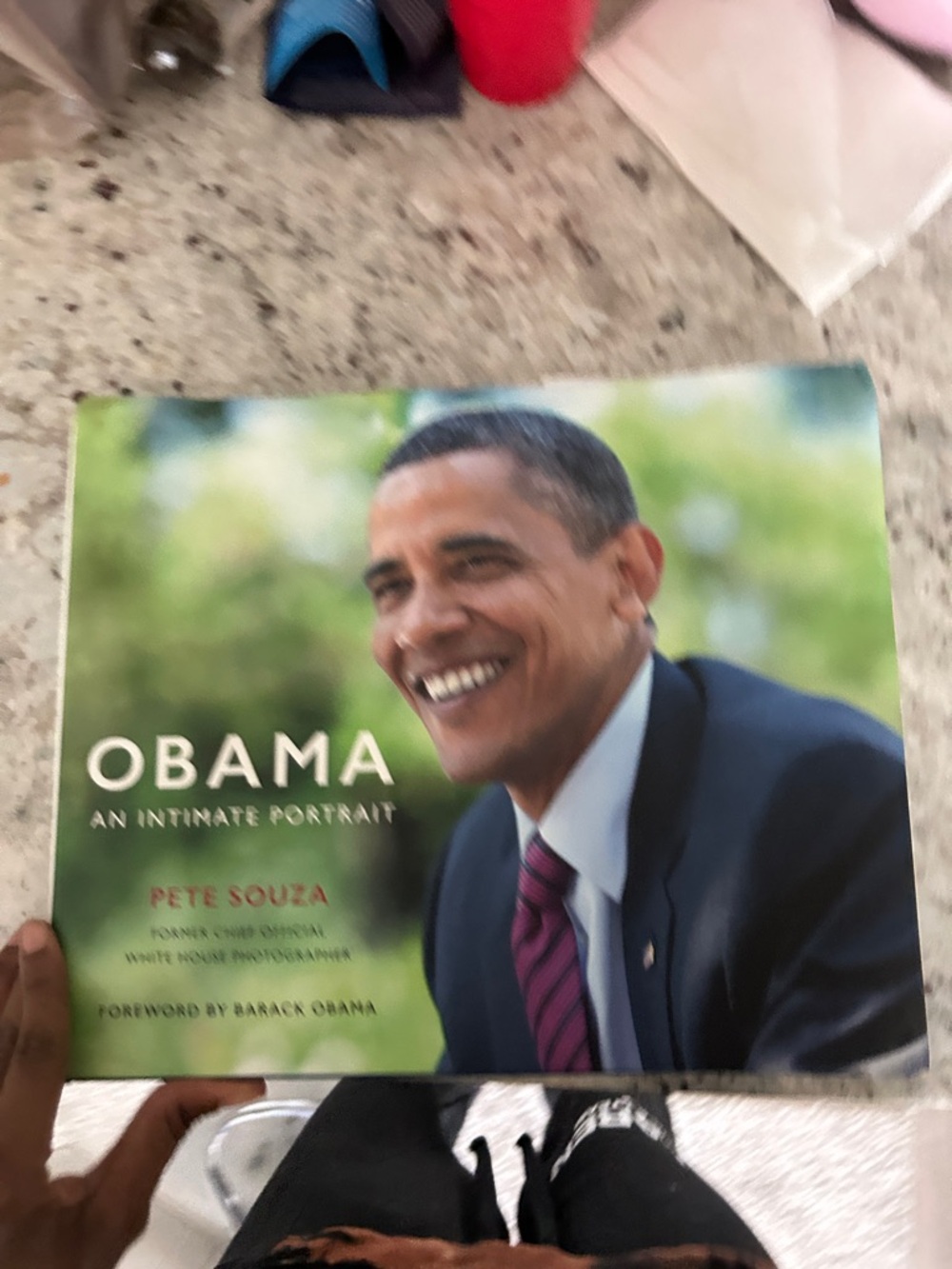 Obama: An Intimate Portrait Coffee Table Book - Green Cover